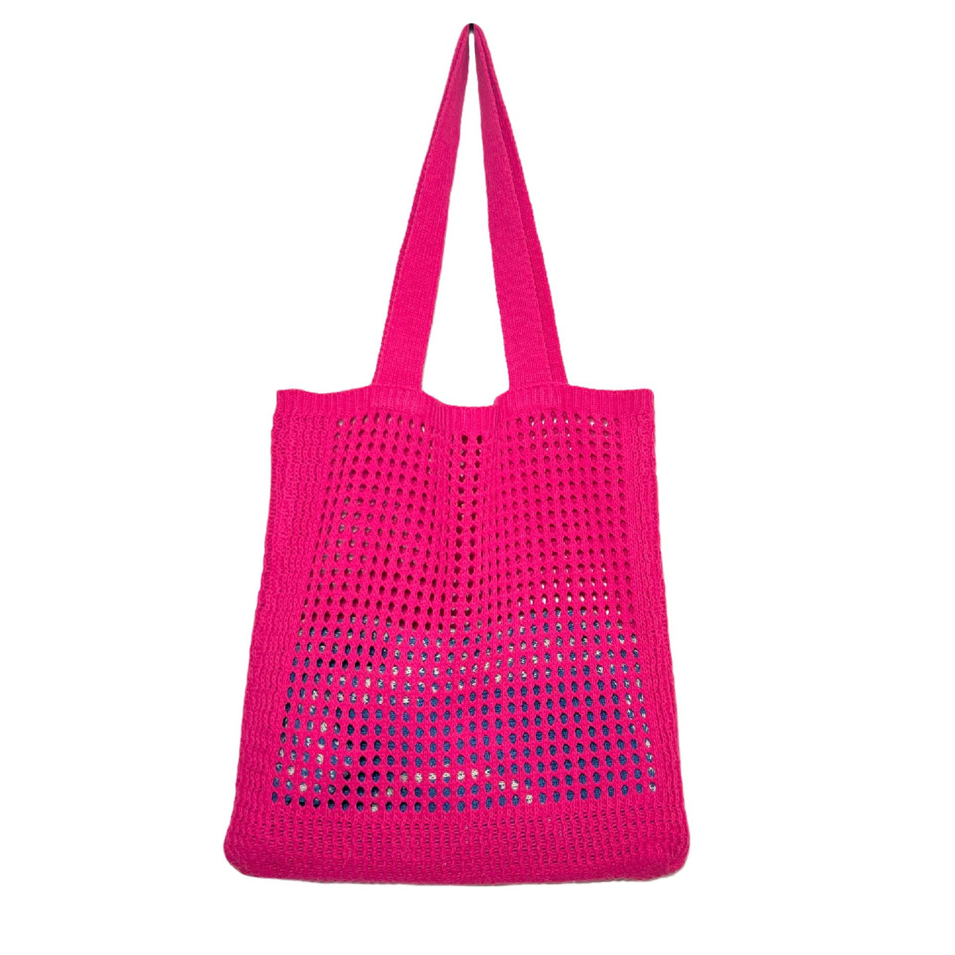 Women's Basic Lattice Polyester Shopping Bags display picture 2