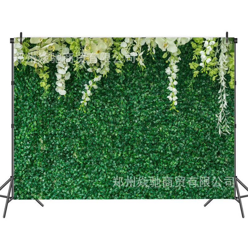 Foreign trade Amazon jungle safari baby green leaf grass background Carnival party decoration banner 4x3ft Foreign trade Amazon jungle safari baby green leaf grass background Carnival party decoration banner 4x3ft