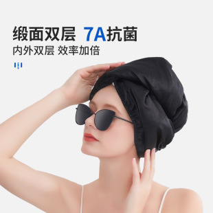 New Dame Hair Dried Hat Coral Fleece Shower Cap Hair Dried Towel Hair Dried Hat Women Super Absorbent Thickened Hair Dried Hat Pullover