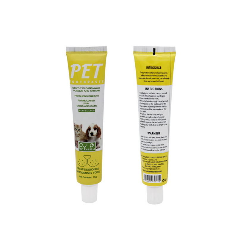 Pasta de dientes para mascotas, cepillo de dientes, cepillo de dientes para perros, pasta de dientes para aliento fresco, pasta de dientes para encías