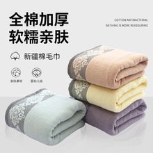毛巾洗澡用高阳洗脸毛巾纯棉吸水素色家用不掉毛高档全棉礼品毛巾