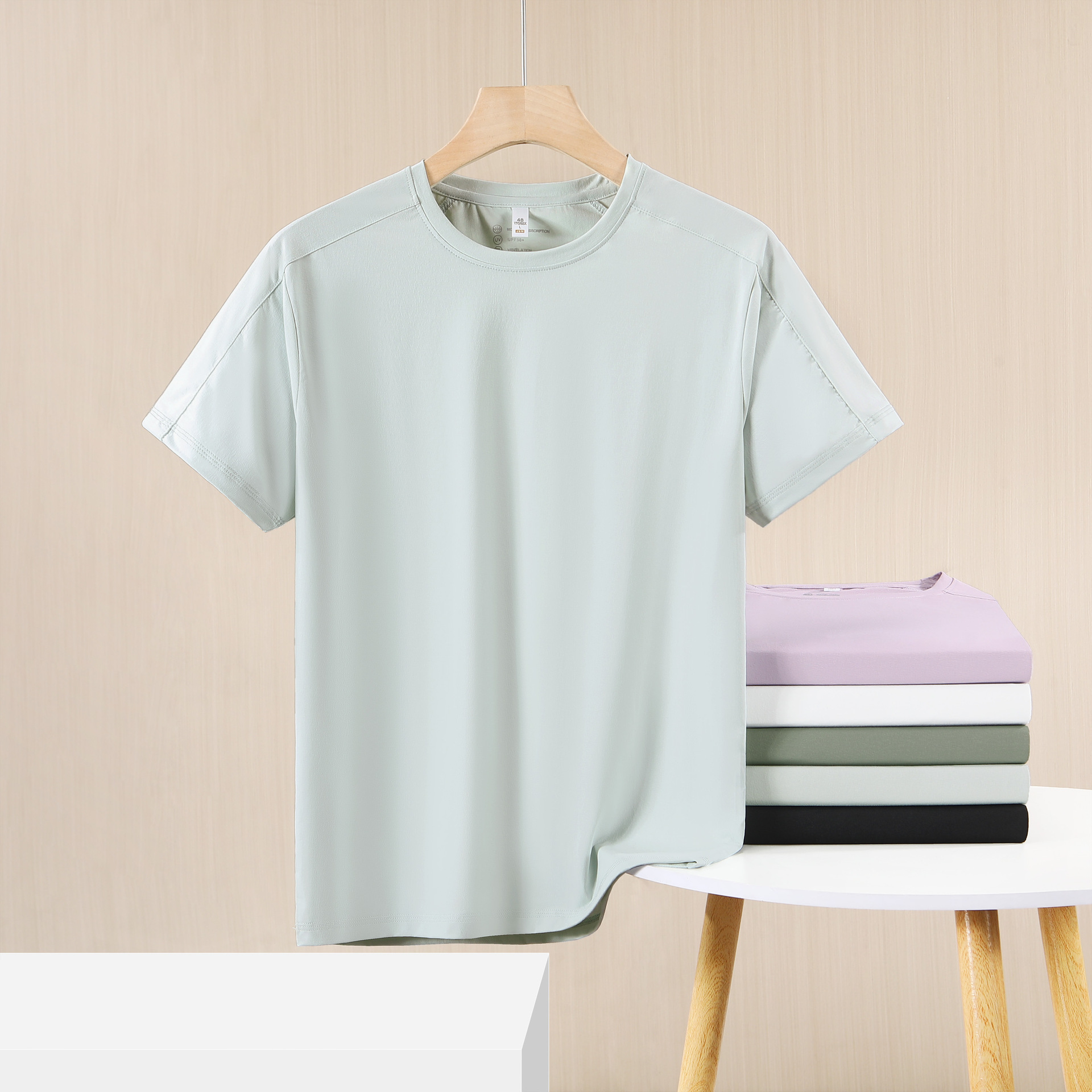 Sports summer breathable short sleeve T-shirt for training for work