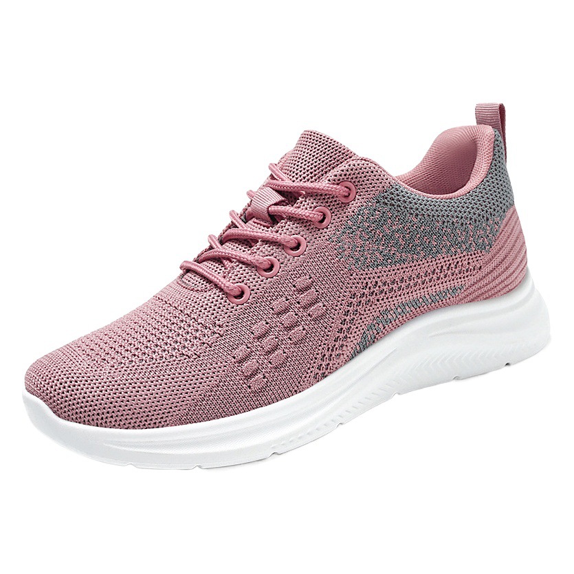 Zapatos de Mujer, Primavera 2025, Nuevo Estilo, Tejido Ligero y Transpirable, Zapatos de Malla, Zapatos Individuales al por Mayor, Zapatos Deportivos Casuales para Mujer