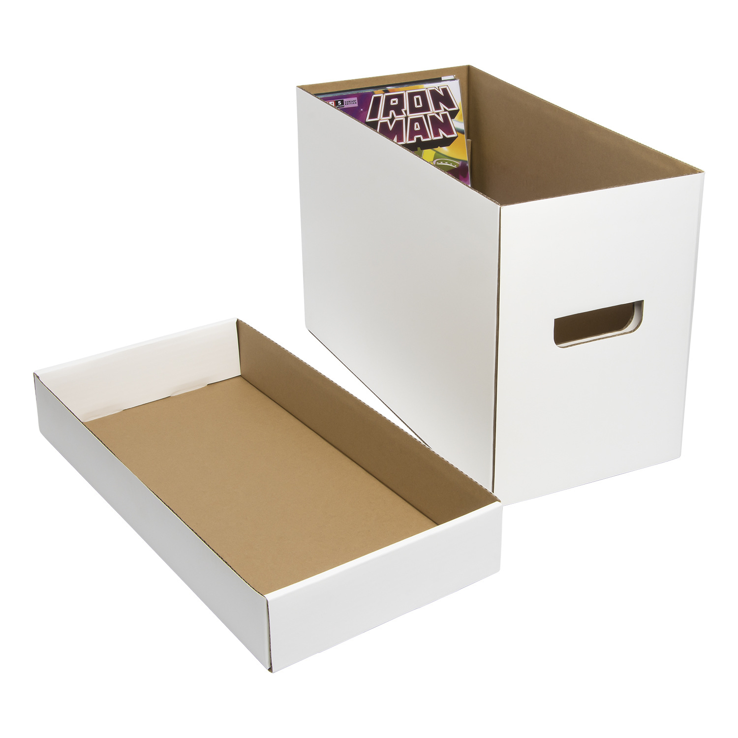 Caja de papel de cartón de almacenamiento de dibujos animados caja de almacenamiento de libros grandes con tapa caja de papel de revista caja de almacenamiento de piel de vaca al por mayor