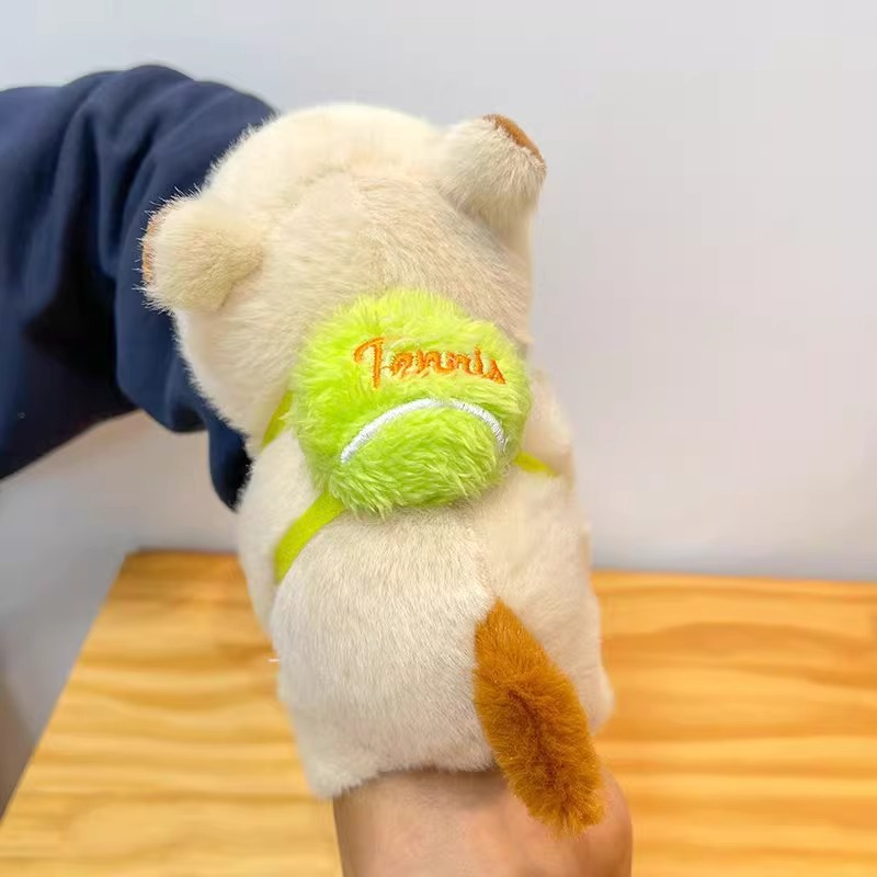 Muñeca de peluche de carpincho (Kapibara) - Pulsera de muñeca con títere de mano - Juguete de peluche suave