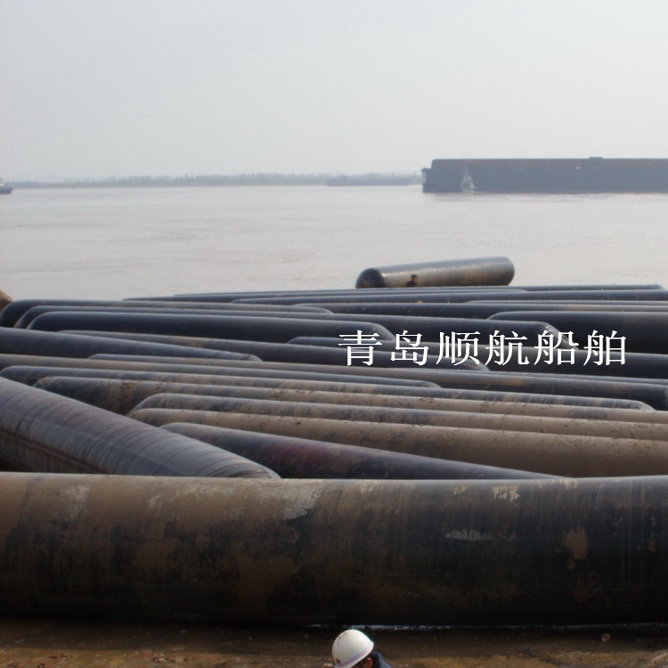 船舶高压防爆上排下水气囊起重打捞助浮整体缠绕天然橡胶气囊