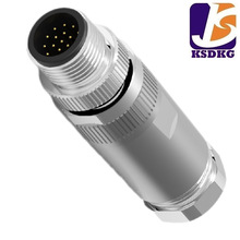 M12�B�������ղ��^ 17о��|�� �M�bʽ�A�η�ˮ17PIN��ĸ�^�B����