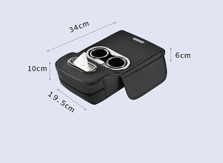 New Three-Dimensional Car Armrest Box Pad Car Armrest Box Heightening Pad Car Armrest Pad Car Storage Tissue Box