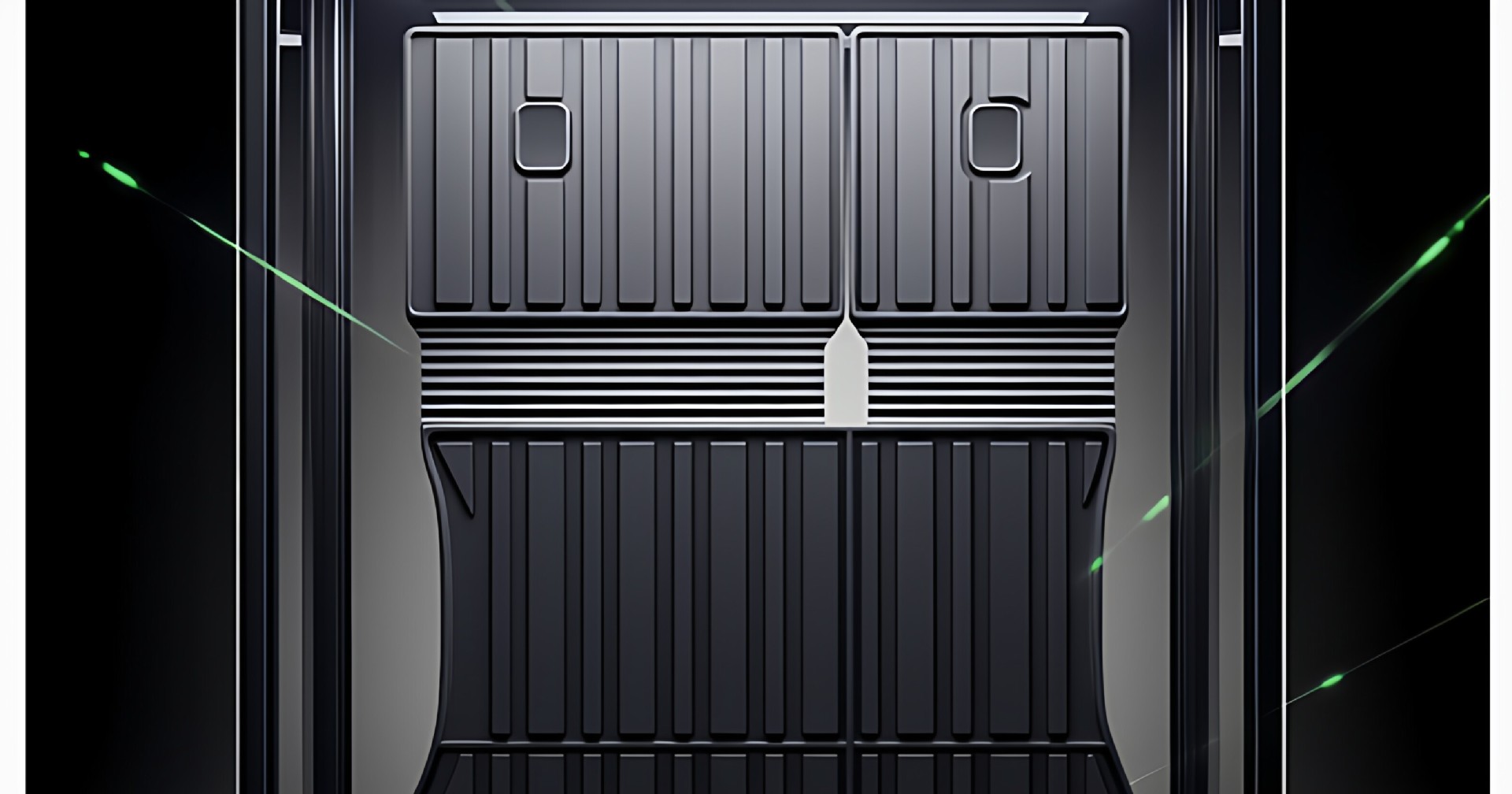 Suitable for Ideal I6/L6/L7/I8/L9/L8 Front and Rear Trunk Mats, Tpe Car-Specific Integrated Trunk Mat
