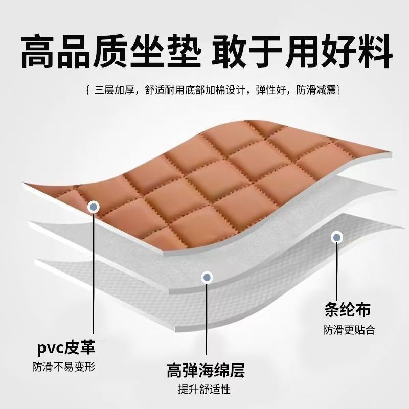 Electric Vehicle Thickened Waterproof Seat Cushion, Scooter Motorcycle Warm and Wear-Resistant Comfortable Pressure-Relieving Seat Cover for All Seasons