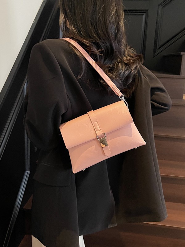 Cross-border retro bolso casual para mujeres 2025 nuevo nicho de diseño de alta textura bolso de hombro bolso de mochila universal