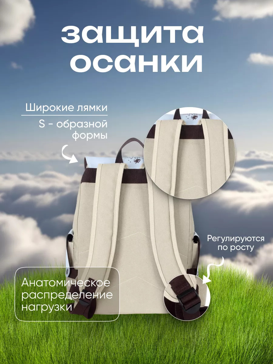 Рюкзак аниме Тоторо школьный для