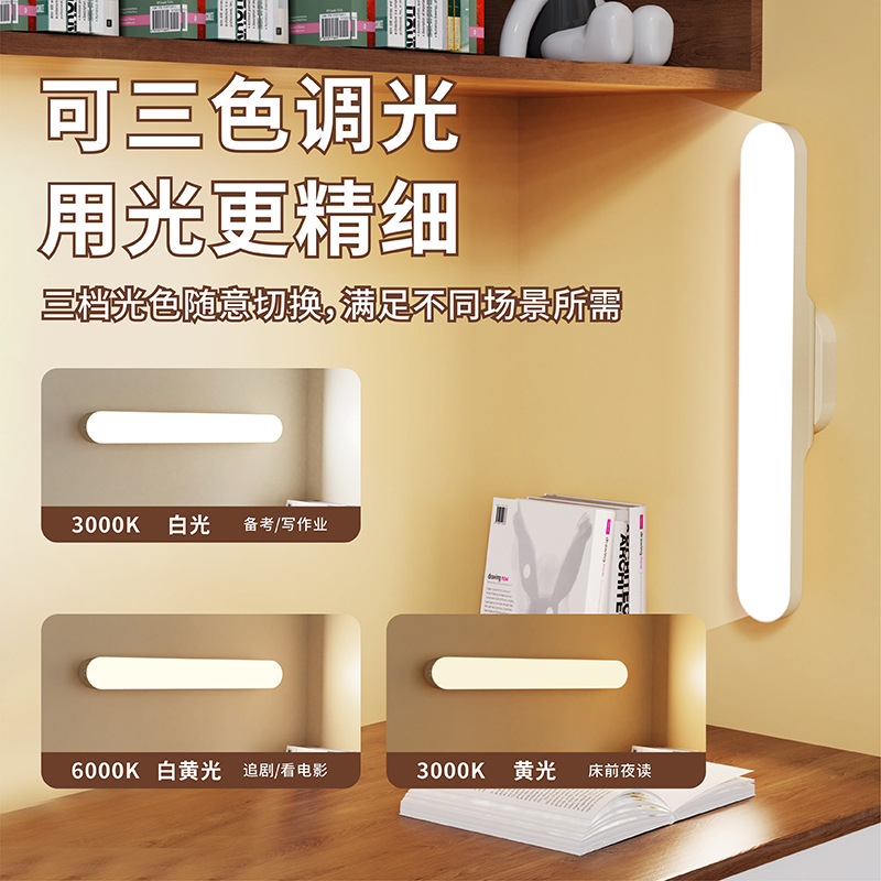 Lámpara de mesa de protección ocular LED transfronteriza, dormitorio de aprendizaje, carga especial, lámpara genial, lectura junto a la cama, luz nocturna, regalo para estudiantes