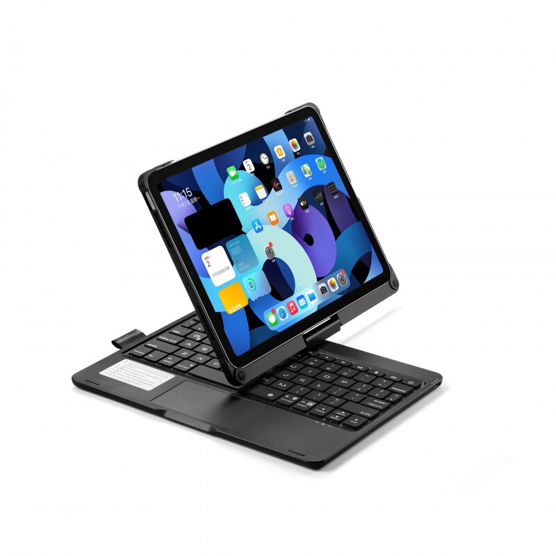 For iPad Pro11 Tablet PC Bluetooth Keyboard 360 Degree Rotation Air5 10.9 Touch Backlit Keyboard