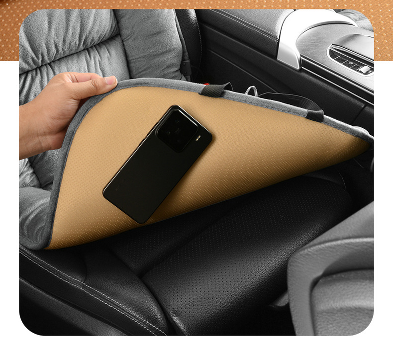 New Car Seat Cushion Seat Cover Graphene Winter Short Plush Heated 12V Universal Seat Cushion Wholesale