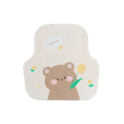 Seat cushion, seat cover, four seasons universal non-slip comfortable - tulip-bear-foot-mat-rear-row
