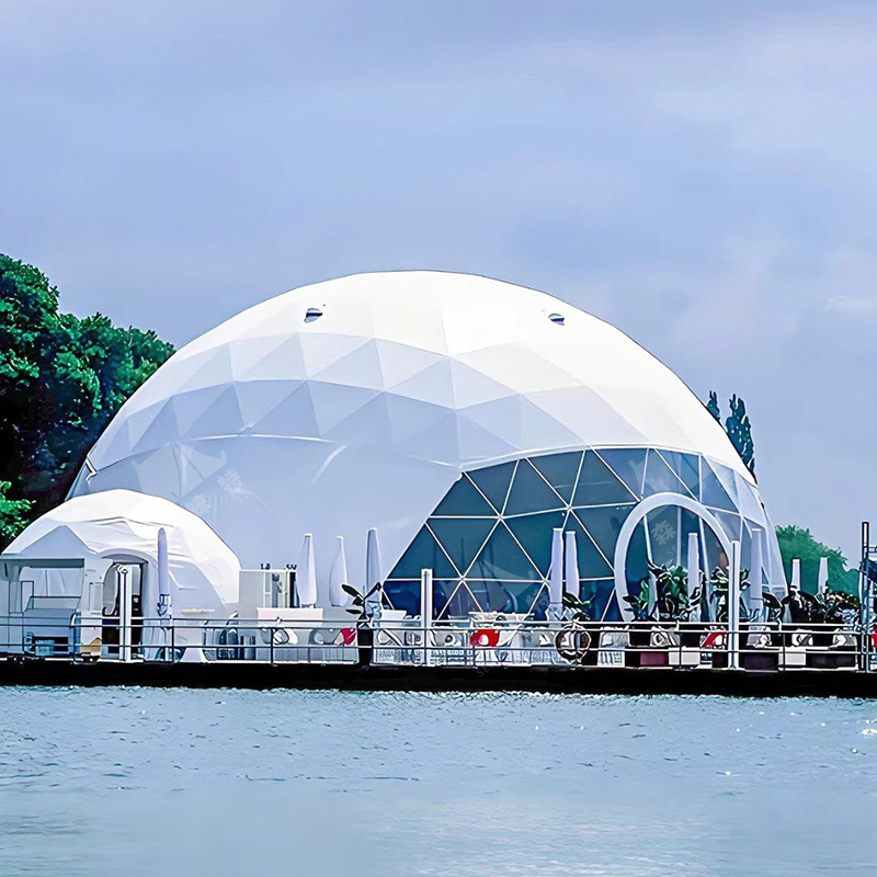 Carpa Domo Geodésico para Eventos con Estructura de Acero para Eventos al Aire Libre y Bodas image 3