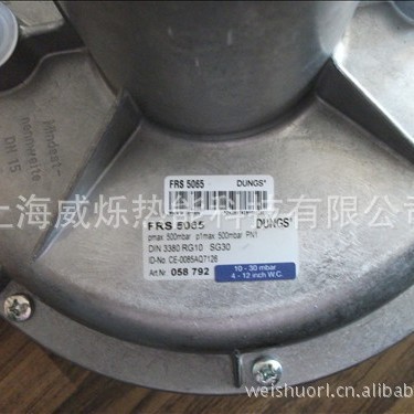 供应德国DUNGS冬斯燃气过滤器/燃气调压阀FRS5065型号齐全