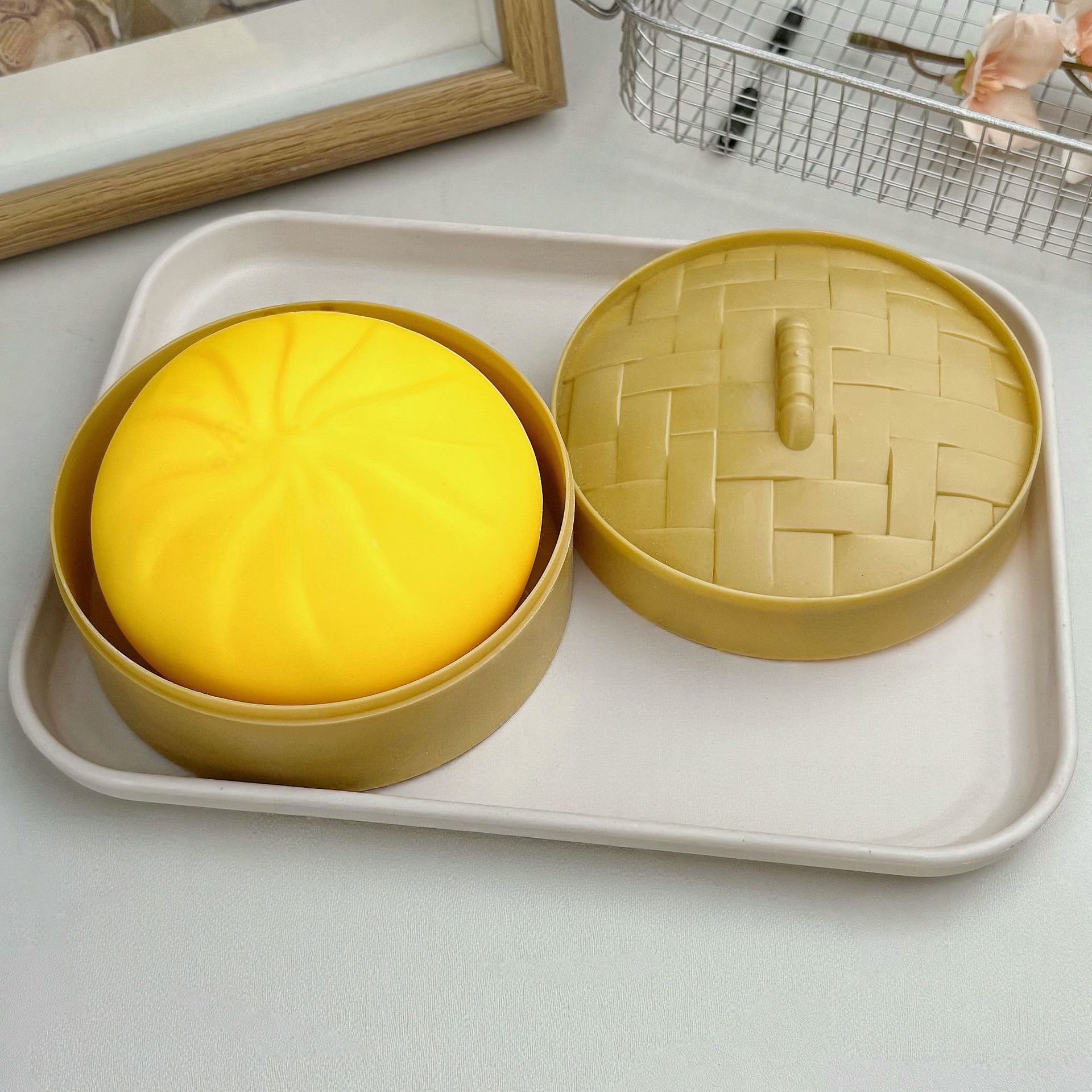 Upgraded large yellow pumpkin bag [with steamer]]