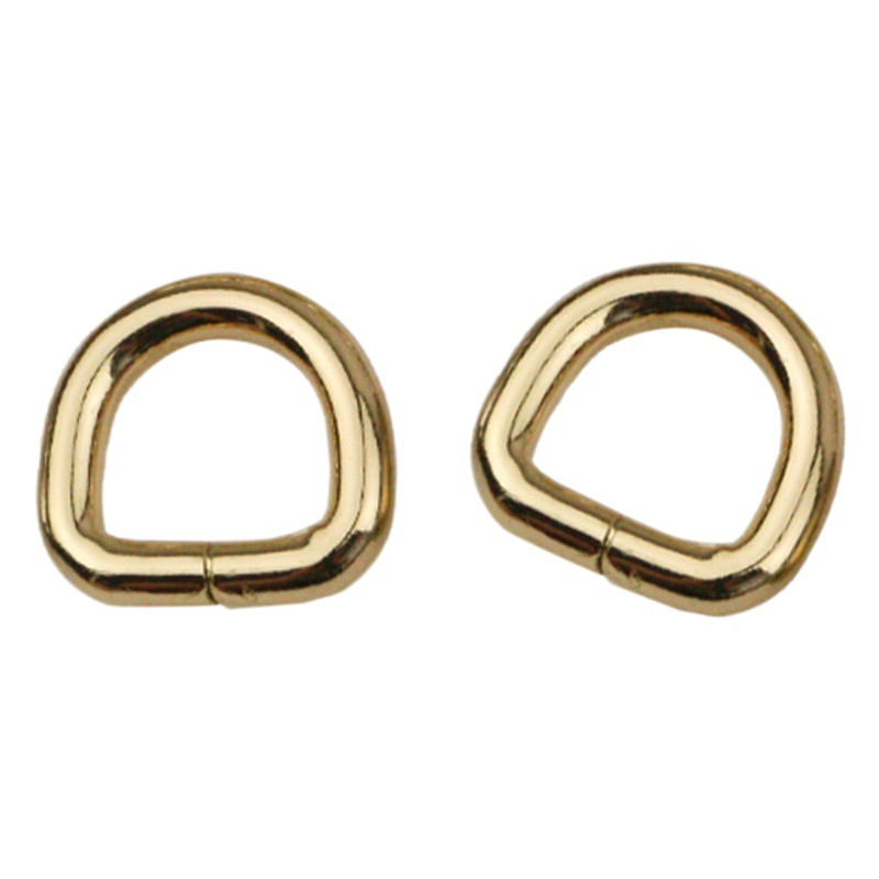 3.8 wire 4 points iron wire D Buckle luggage hardware accessories bag buckle bag accessories handbag accessories inner diameter 1.2cm