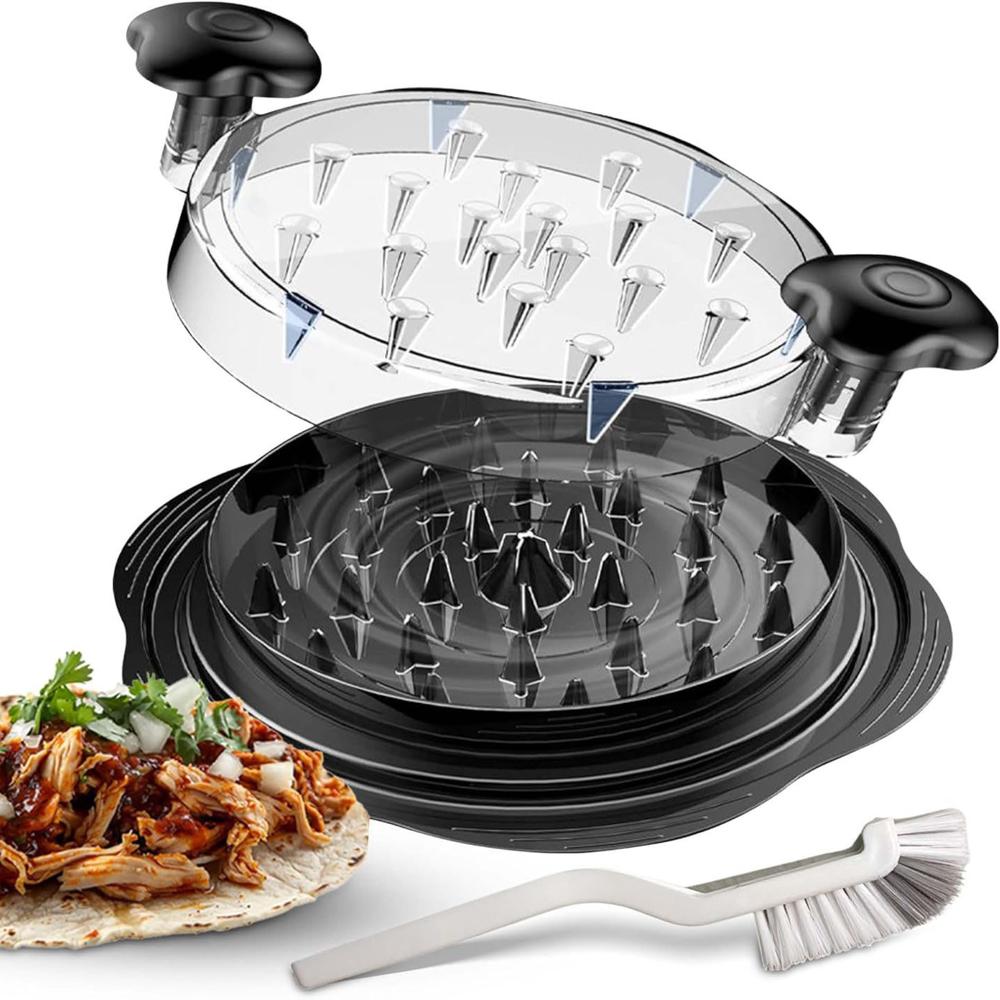 Cross-Border Multifunctional Chicken Breast Shredder, All-In-One Kitchen Tool Set, Portable Manual Food Grinder