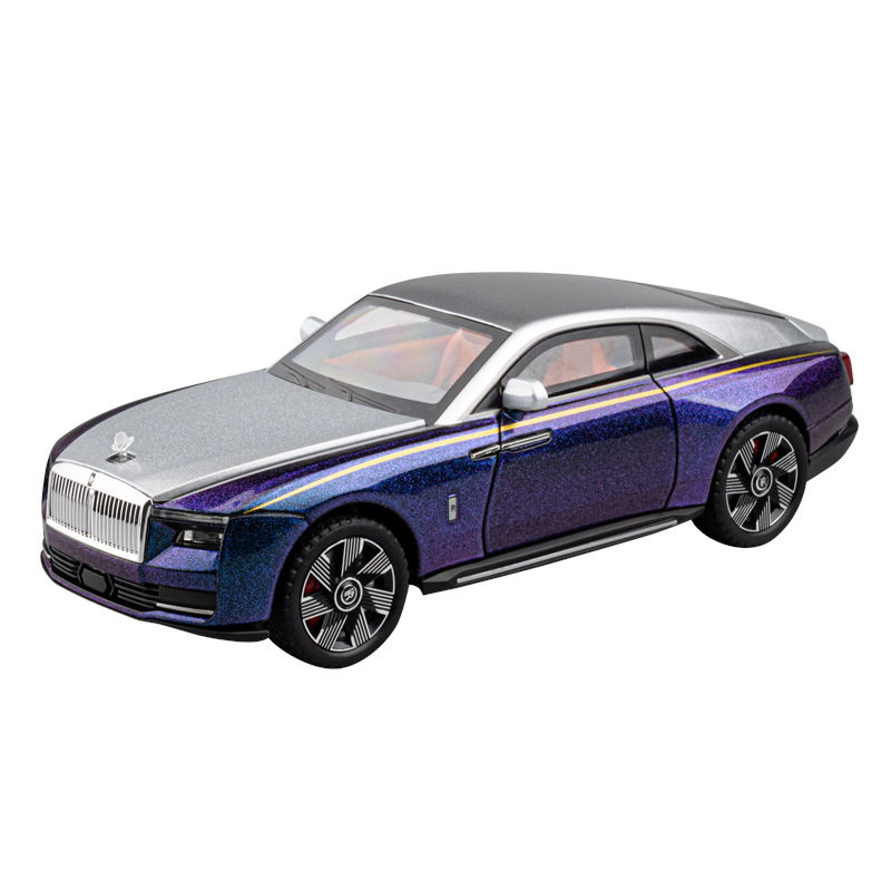 1: 24 brillante estrella Skytop aleación de automóvil sonido y luz modelo de coche de juguete para niños moda jugar adornos regalos escolares