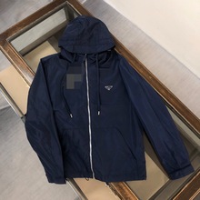 欧货正确版p家男士抽绳连帽上衣服运动减龄休闲风衣外套专柜同款