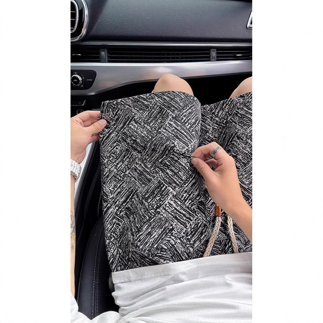 Men's Ethnic Style Retro Loose Casual Shorts Trendy Five Point Pants Plus Size Mid Length Summer Sports Wear_viptrois.com