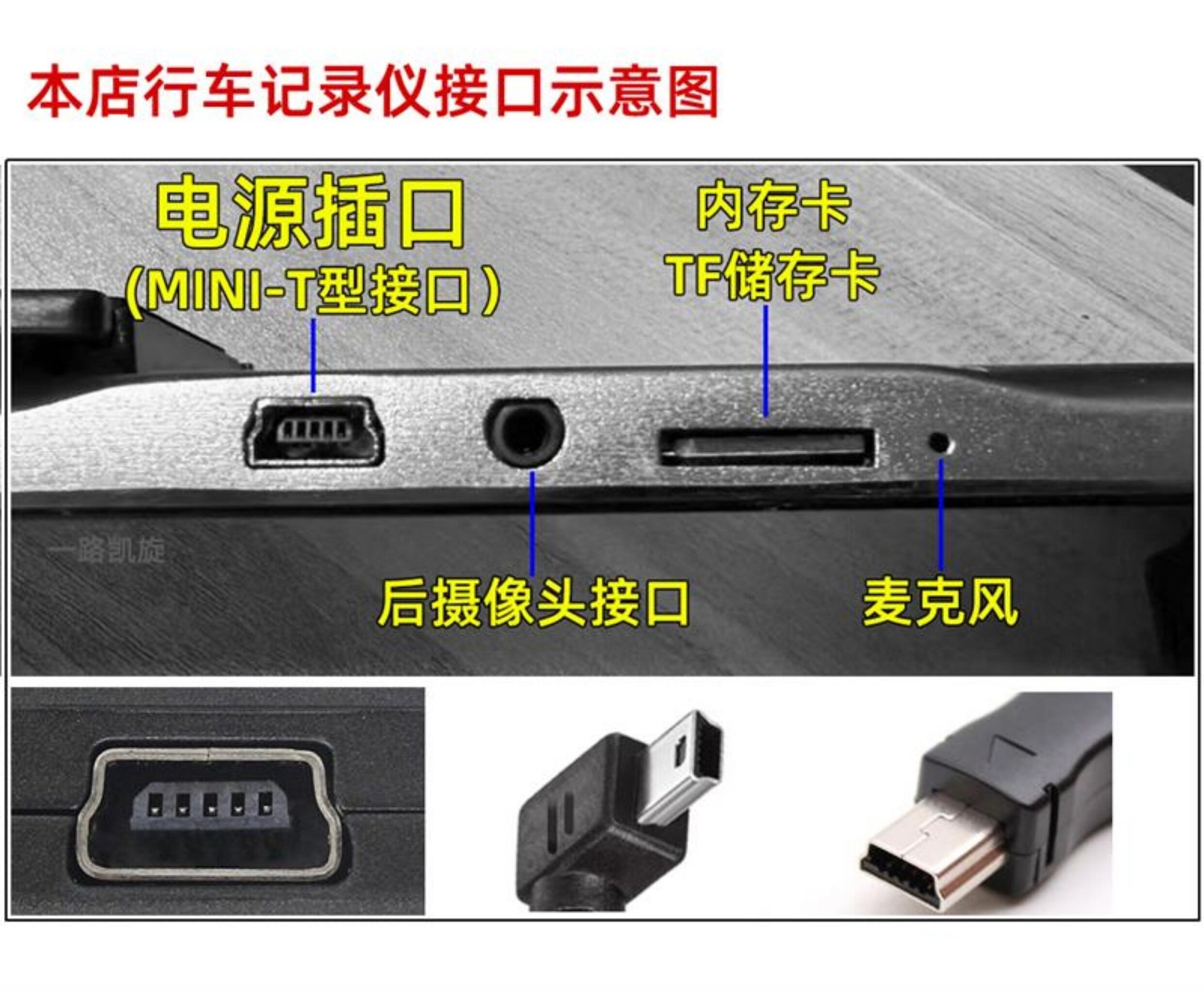 Suitable for rearview mirror dashcam, ultra-clear 2026 new model, universal large screen, USB cable-free car dashcam