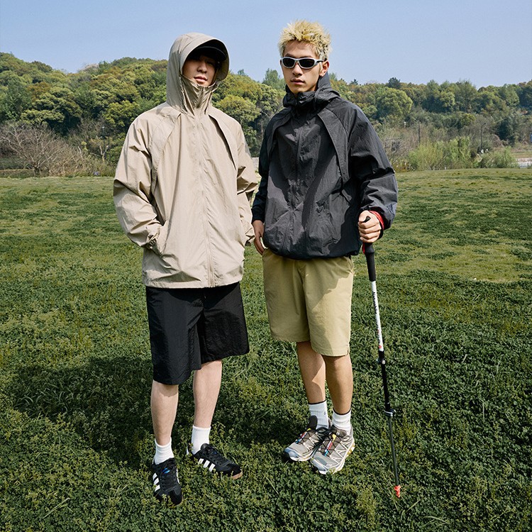 Unisex Sun Protection Clothing, Summer Loose-Fitting Fishing Outdoor Skin Jacket, Hooded Thin Ice-Feel Sun Protection Clothing