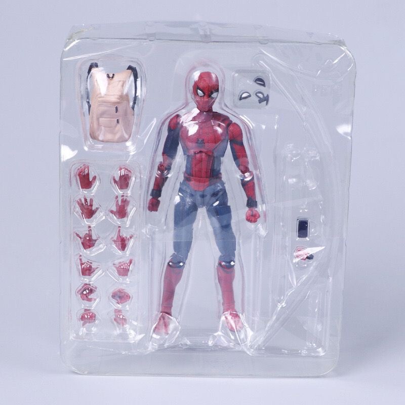 Marvel Avengers Movie SHF Spider-Man Bug Back to School Season Model Joint Movable Hand Gift Marvel Avengers Movie SHF Spider-Man Bug Back to School Season Model Joint Movable Hand Gift