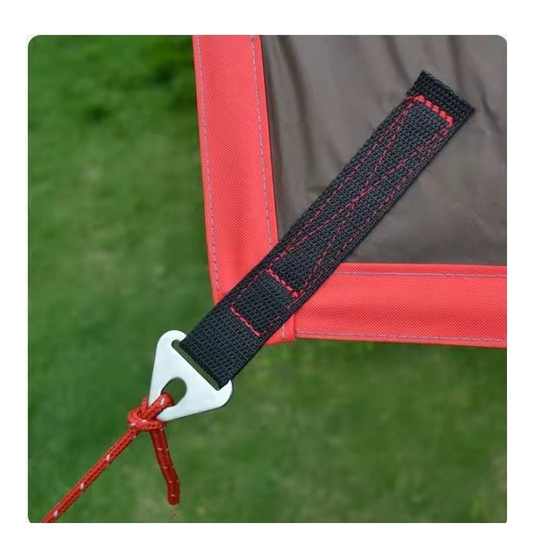 不锈钢天幕配件 帐篷绳扣 三角片 帐篷加固配件