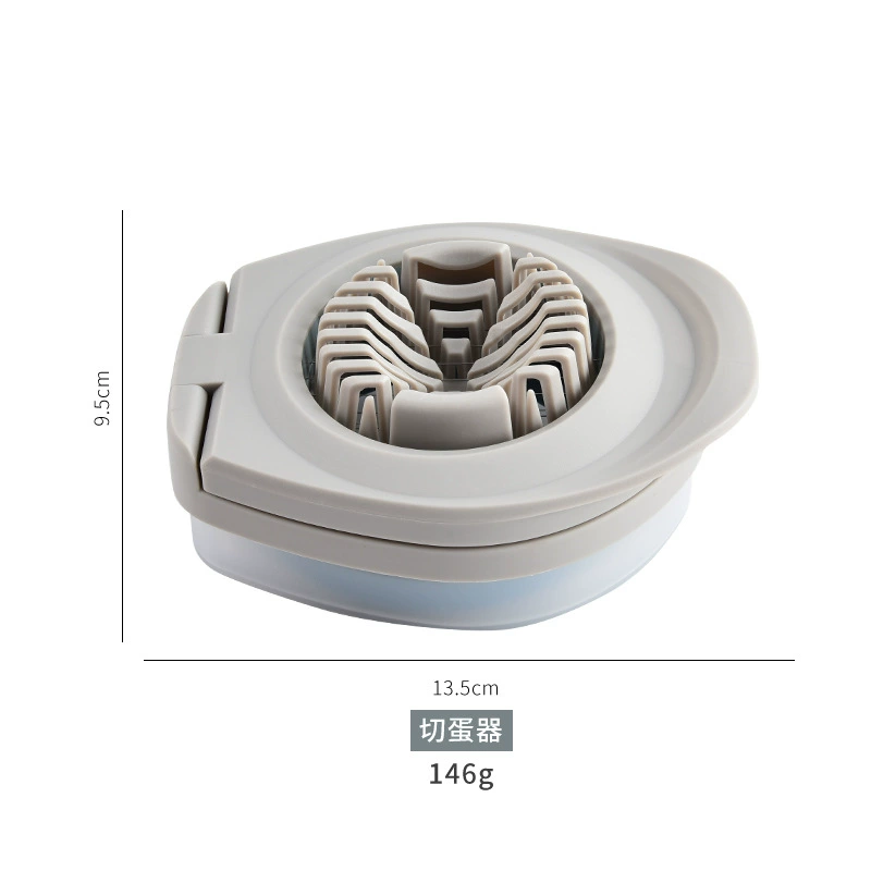 Factory spot triple egg device Multifunctional 304 stainless steel cutting egg slicer pine flower egg splitter