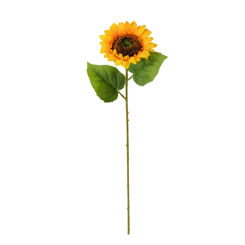 Simulación latina girasol flores de sol decoración para el hogar flores falsas tela de seda flores rojas accesorios de fotos de picnic al por mayor