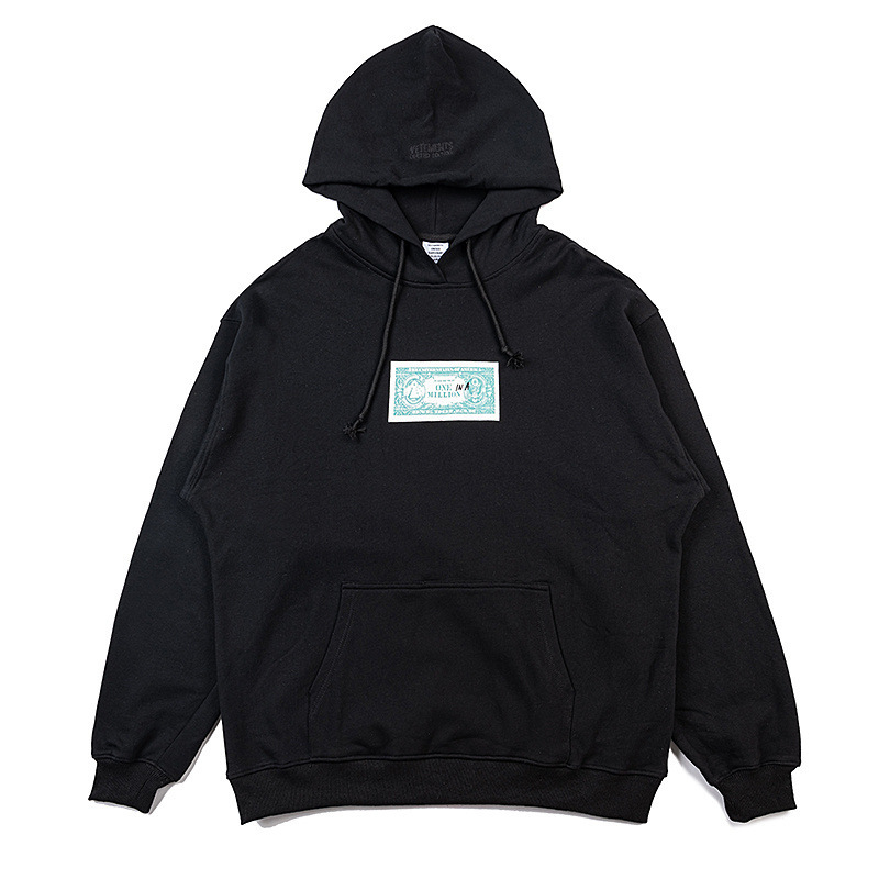 Women's Clothing lucky letter printed washed and distressed long sleeved hooded sweatshirt _voghion.com