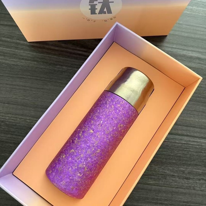 新款纯钛抑菌保鲜保温杯轻奢茶水分离钛杯便携随行焖茶杯礼品礼盒|undefined