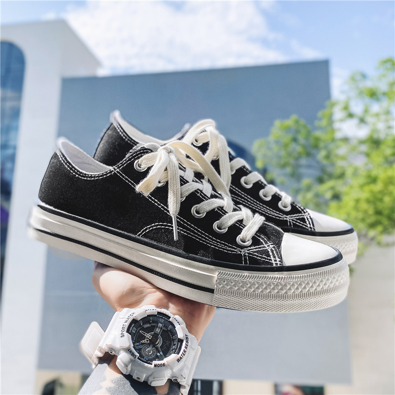 Classic 1970s Low-top Canvas Shoes for Men and Women Couple Vintage Oil-polished Vulcanized Shoes Korean Style Student Cloth Shoes for Men Classic 1970s Low-top Canvas Shoes for Men and Women Couple Vintage Oil-polished Vulcanized Shoes Korean Style Student Cloth Shoes for Men