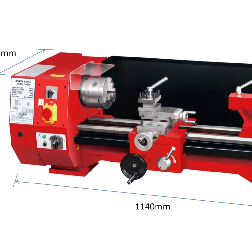 供应CJ9526小型车床 C6大功率电机台式车床 磁性开关家用机床