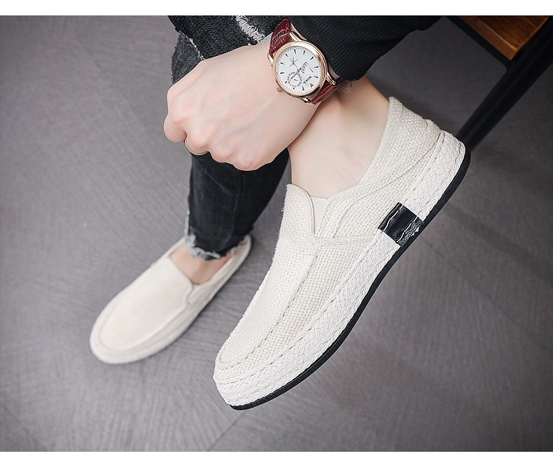 Herresko Mid Top Lynlås Udendørs Casual Sko Arbejdssko Køresko Komfortable Slip Ons Sko_voghion.com