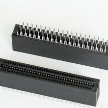 耐高温连接器金手指插座1.27间距半导体老化测试连接器总线插槽