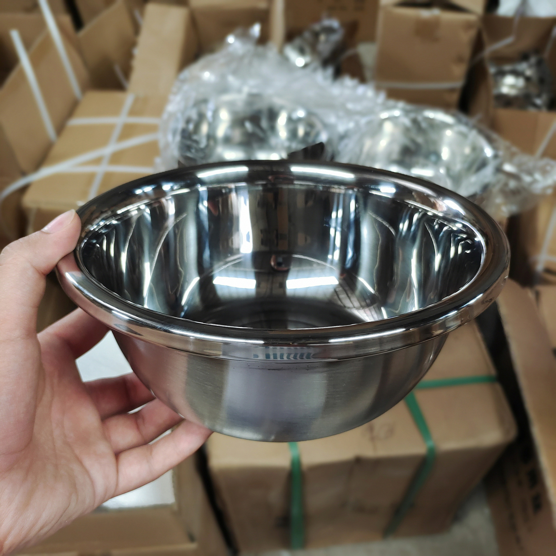 加厚蒸兴旺味斗 家用多规格调料缸厨房五元店无磁反边盆批发