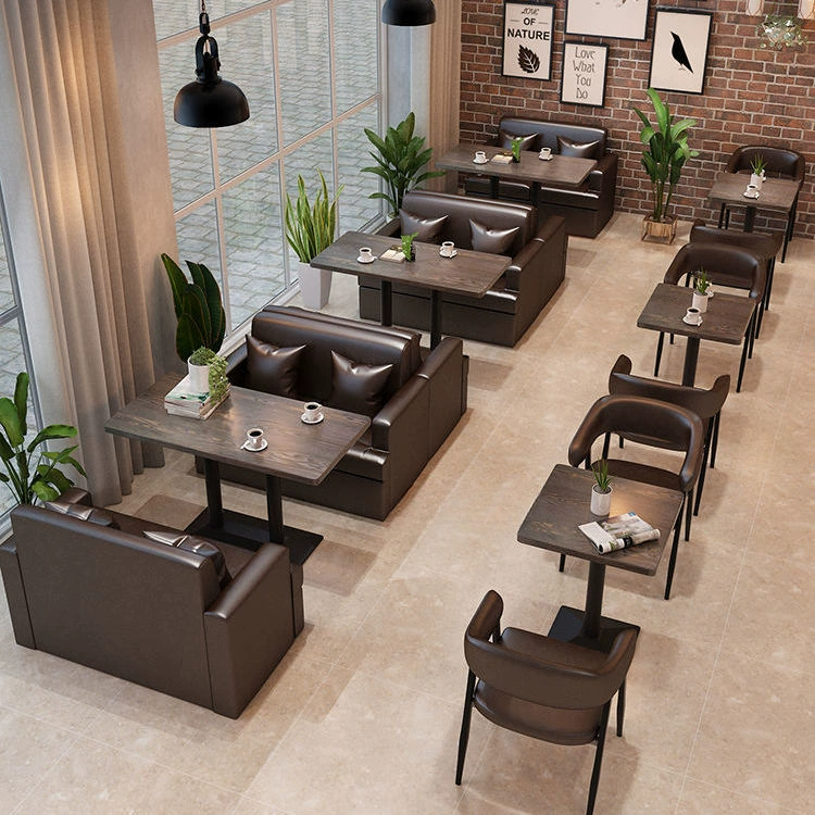 Простой ретро-ресторан в западном стиле, кафе, стол и стул, комбинация десертов, магазин чая с молоком, зона отдыха, переговорная зона, диван-будка