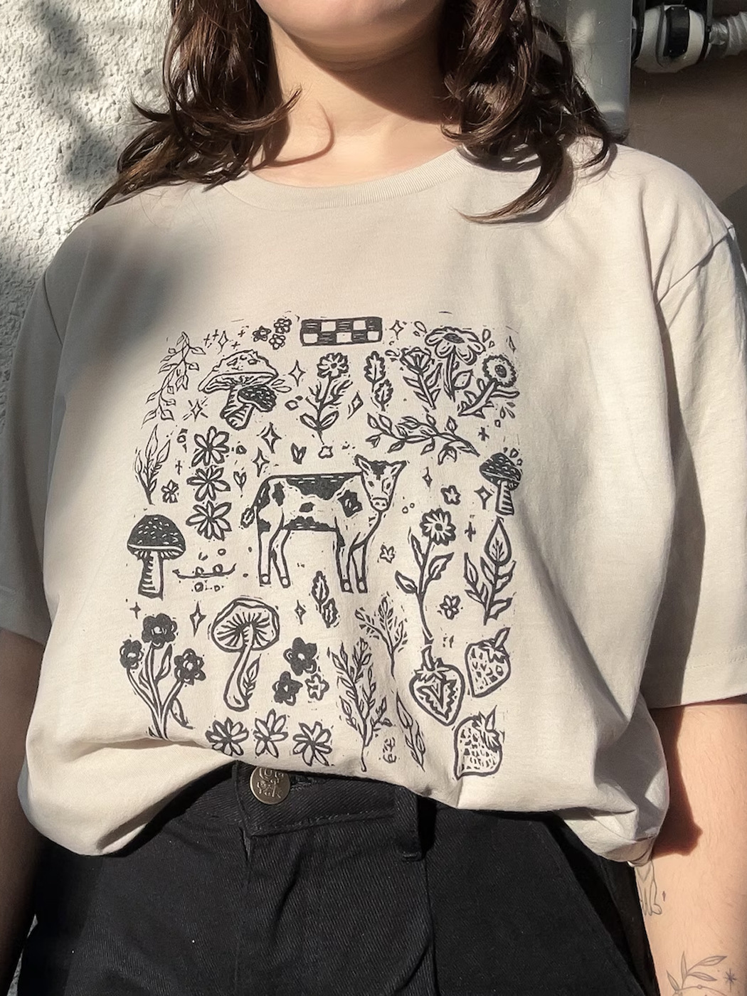 EBay impresión digital hombres y mujeres unisex pareja Halloween impresión digital casual cuello redondo jersey verano manga corta