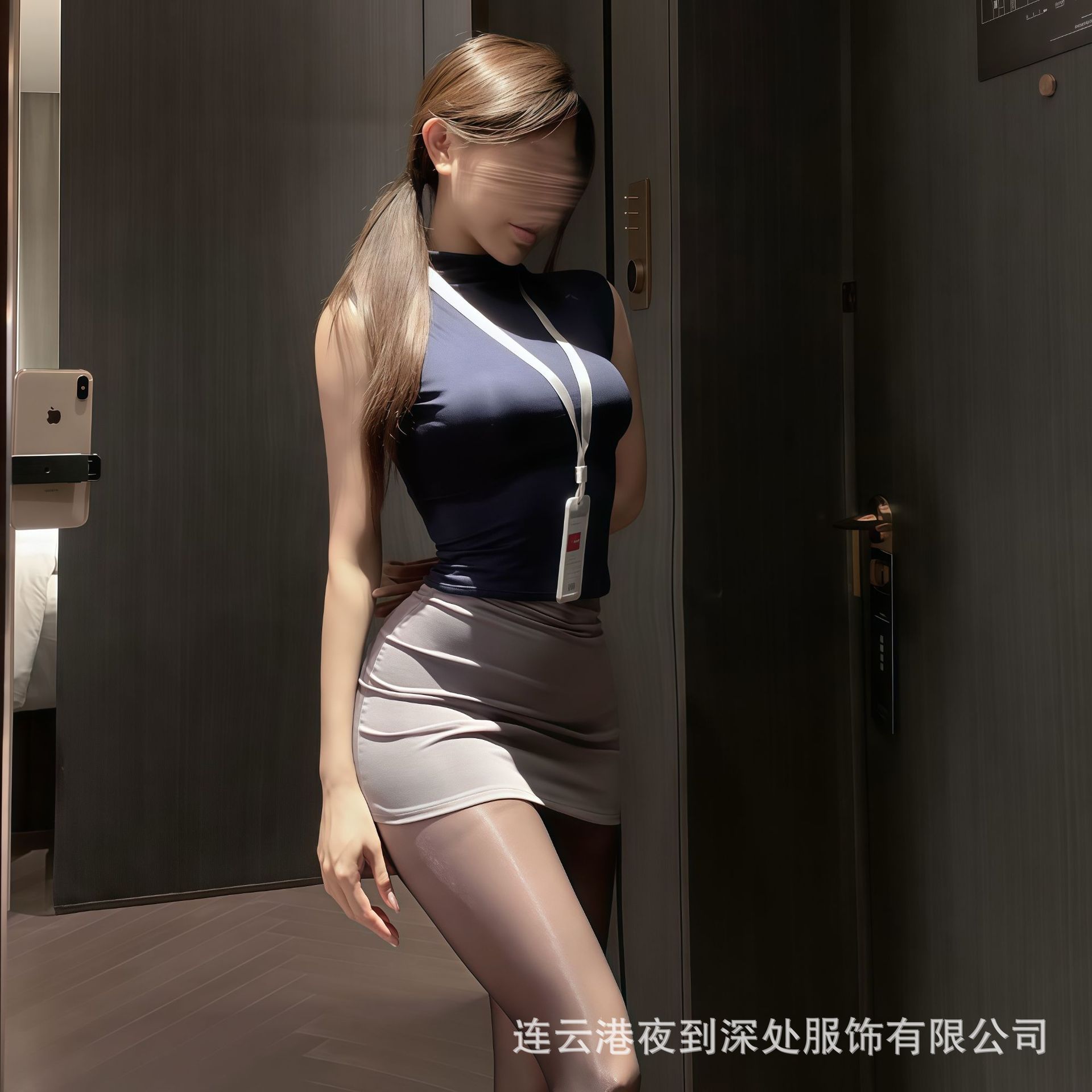 Sexy Lingerie, Pure Lust Style Secretary Hip Skirt, Stewardess Uniform, Temptation, Passionate Nightclub, Hot No-Take-Off Suit