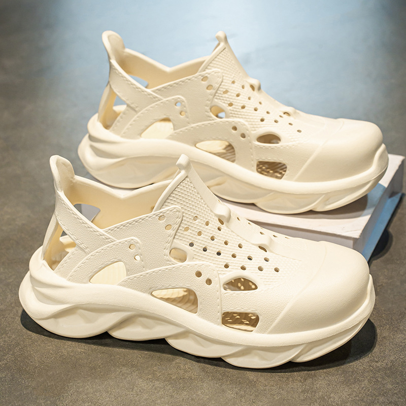 2025 verano zapatos con agujeros de gran tamaño sandalias de nido de pájaro para hombre sandalias EVA ligeras pesca al aire libre vadeo zapatos de río