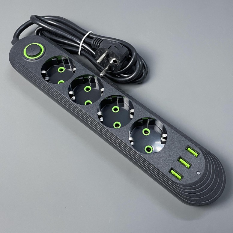 Fábrica directa enchufe de corriente doméstica de extensión europea enchufe de alimentación ruso alemán indonesia poroso transfronterizo al por mayor