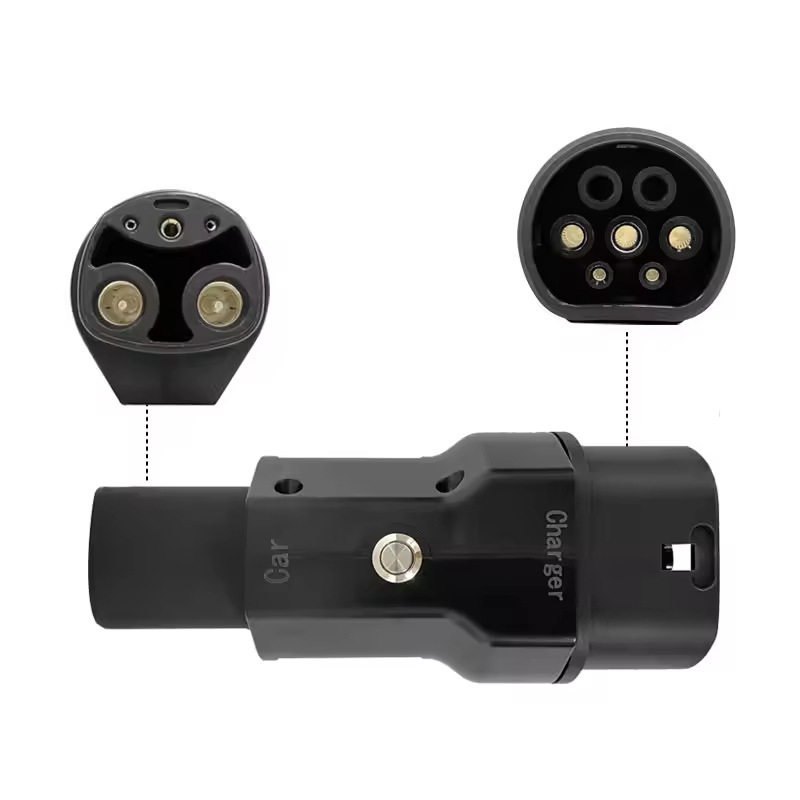 AC national standard to Tesla new energy vehicle charging adapter GB/T-Tesla charging pile conversion plug