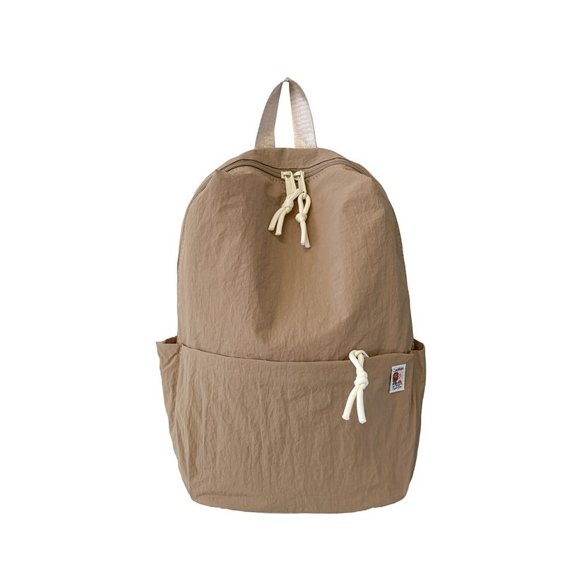 Mochila de color macaron para niños y niñas, mochila escolar de gran capacidad, mochila infantil de color sólido ligera y casual