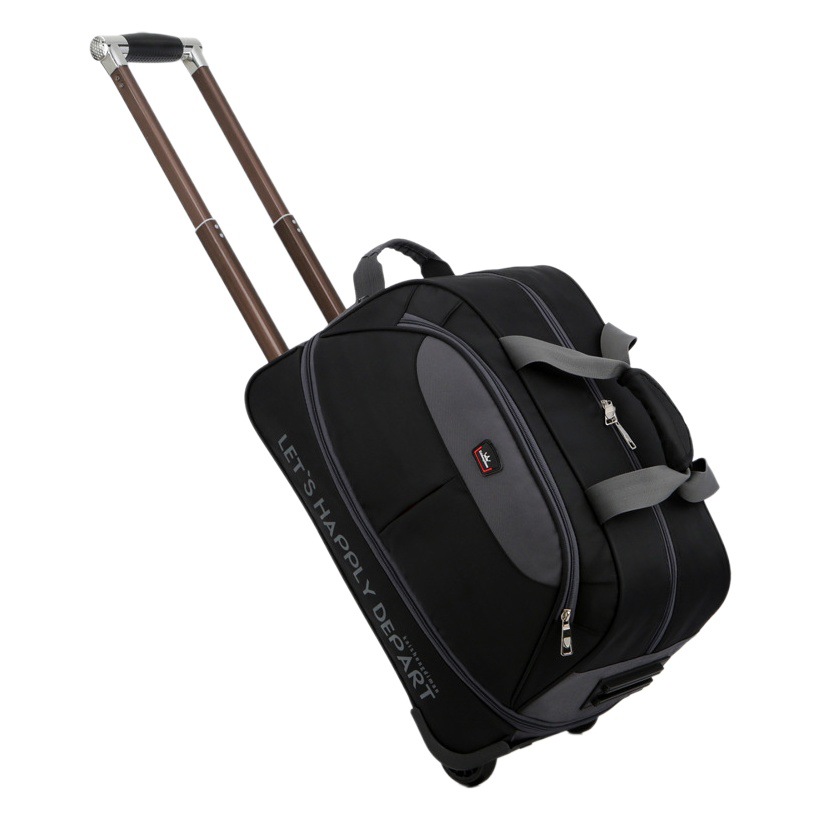 Fashion trolley bag thickened Oxford cloth travel bags large capacity Women's expansion folding luggage bags manufacturers wholesale
