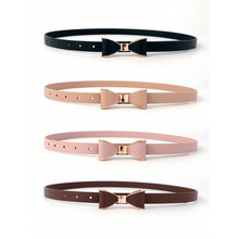 U 32115 Candy Color Bow Dress Belt �ǹ�ɫ������Ůʿ����